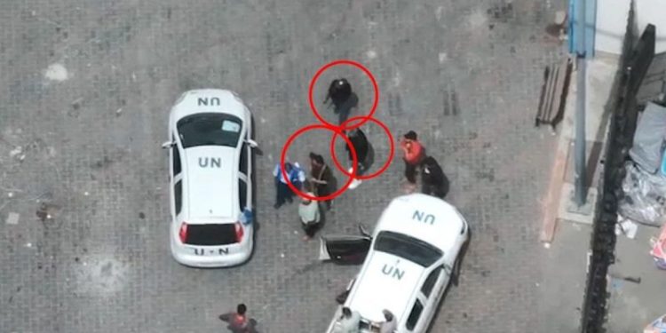 IDF claims photos show Hamas combatants inside UN compound in Rafah