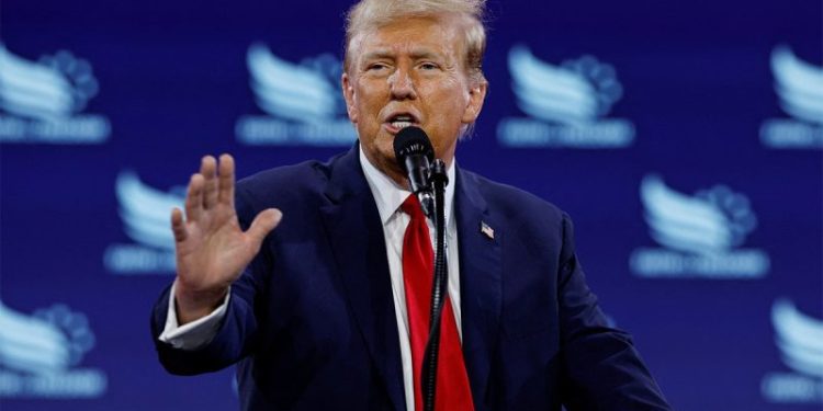 Trump fires up major faith gathering just days ahead of first debate clash with Biden