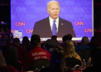 At Georgia debate watch parties, cheer for Republicans and worry for Democrats
