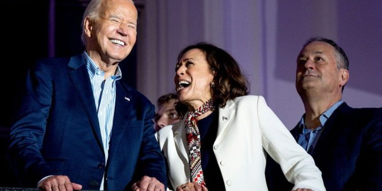 Harris claimed Biden was completely fit to continue in office, despite many documented encounters in past year