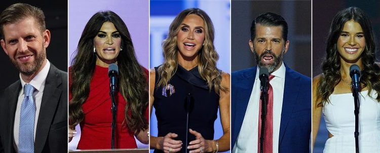 RNC is a Trump family affair, with Eric, Lara, Don Jr. and more
