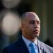 Jeffries seeks to stem House defections, for now, as Democrats panic over Biden