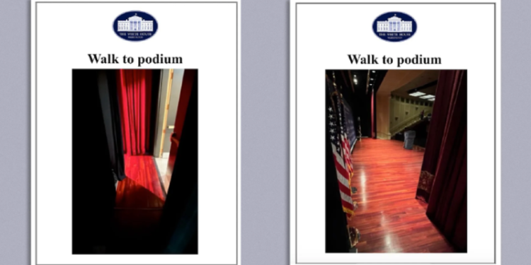 Biden staff prepped him on how to enter, exit fundraiser room: report