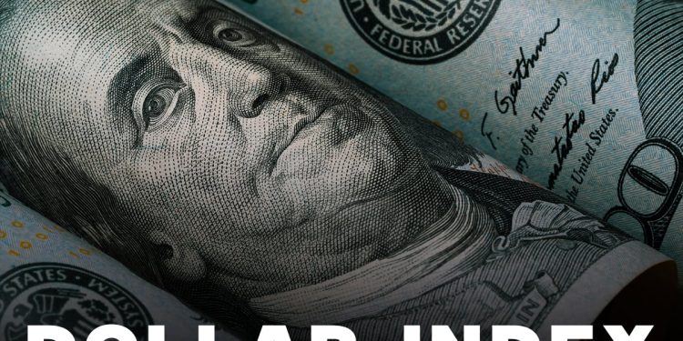 The dollar index remains calm at the start of this week