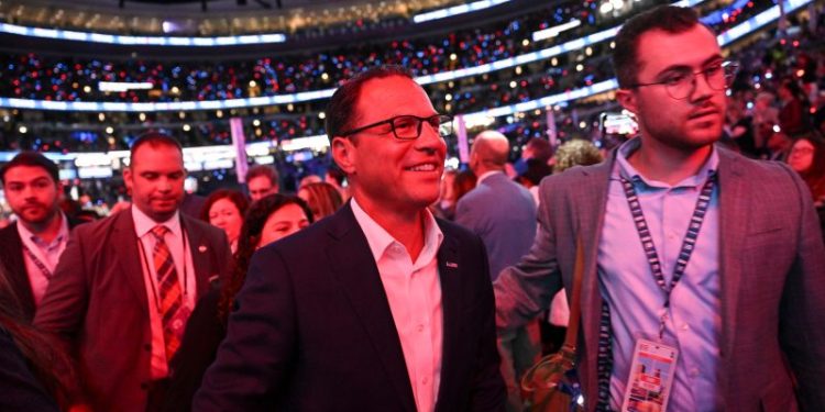 Josh Shapiro, Pennsylvania governor and VP runner-up, to speak at DNC