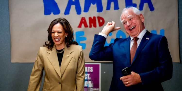 DAVID MARCUS: Harris and Walz’s bizarre skit exposes double standard on race