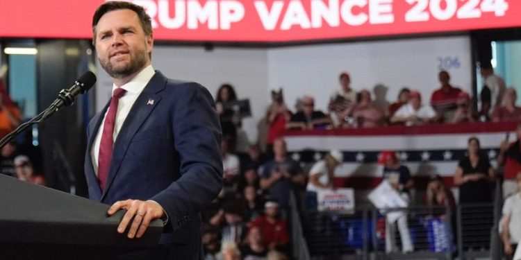 JD Vance to tail Kamala Harris and her running mate this week on campaign trail