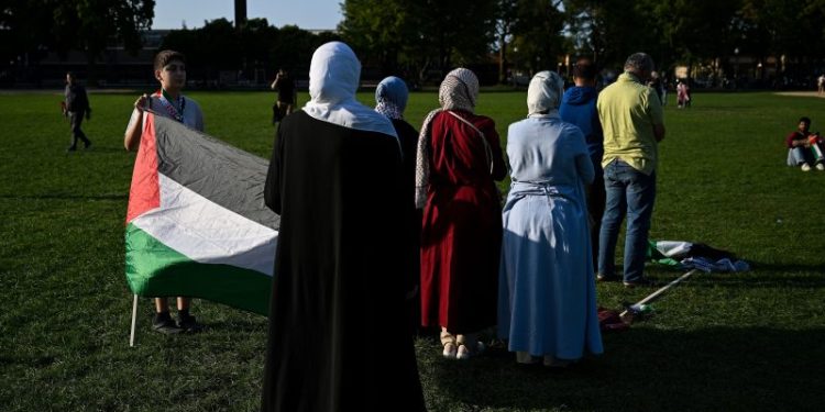 How protests outside the DNC defied expectations, staying mostly calm