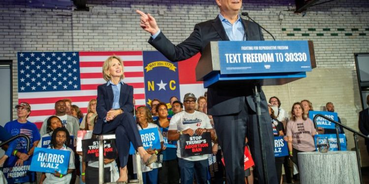 Doug Emhoff is all over the campaign trail. Melania Trump is not.