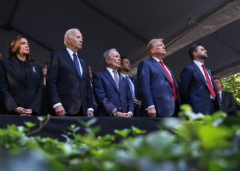 Harris, Trump set politics aside at ceremony to commemorate 9/11 attacks