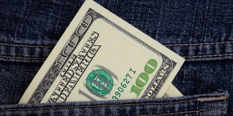 The dollar index has been moving steadily this week