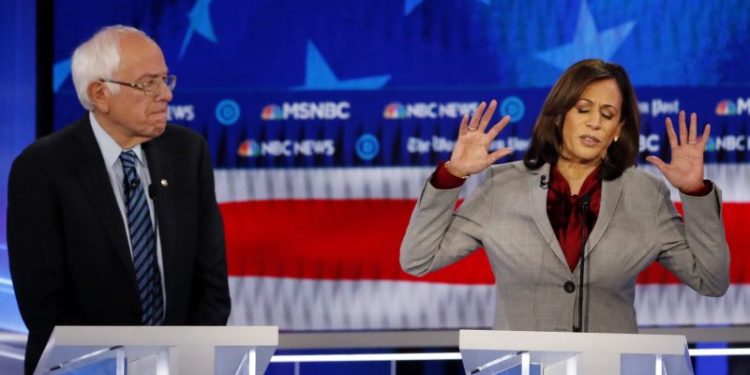 As Harris shifts to the center, progressives hold their fire — for now