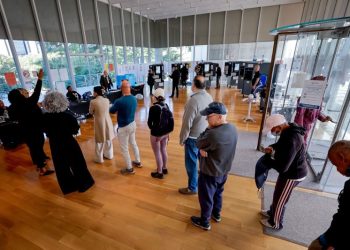 Harris and Trump locked in dead heat in seven-state poll, with some voters still deciding