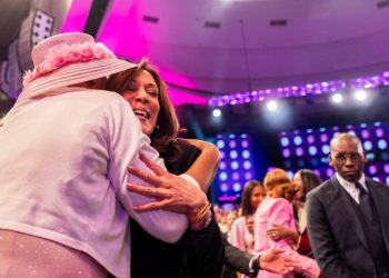 Kamala Harris urges Black churchgoers to vote against ‘chaos, fear and hate’