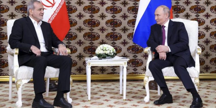 Vladimir Putin meets with Iranian President Pezeshkian to celebrate ‘very close’ relationship