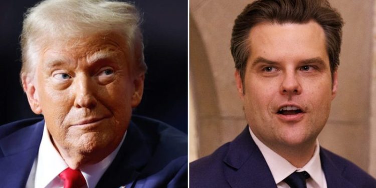 Trump dropped Matt Gaetz after complaining about high political cost of defending him
