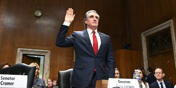 Senate advances Trump’s pick to lead the US Interior, Doug Burgum