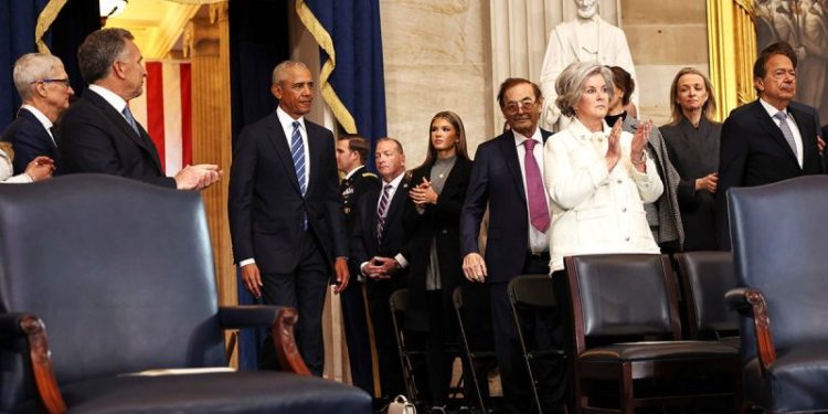 Michelle Obama skips Trump inauguration as Barack arrives solo