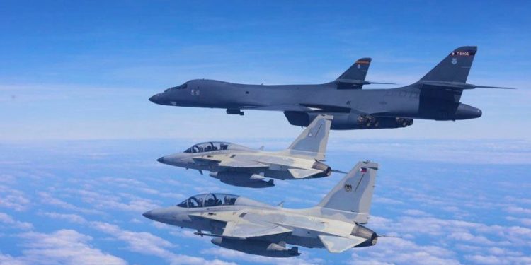 US flies joint patrol with the Philippines near shoal region guarded by China