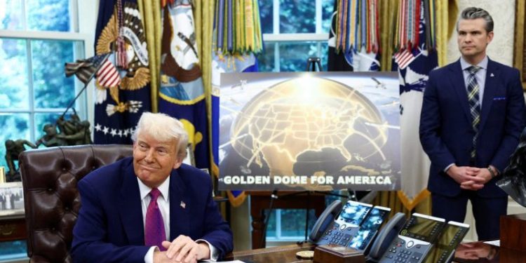 Trump unveils ‘Golden Dome’ missile shield, blindsides key senators