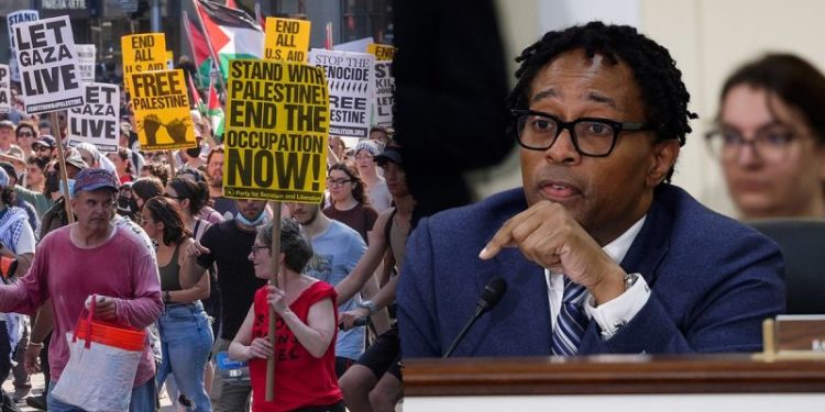 House Democrat clashes with activists over Israel ‘genocide’ as pro-Palestinian protests derail town hall